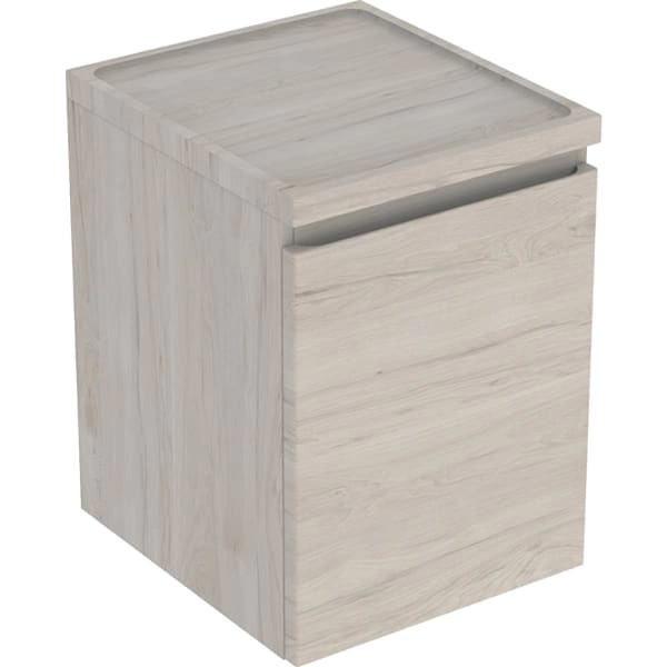 Renova Plan Seitenschrank mit einer Schublade: 40x55x44.5cm, Nussbaum hickory hell