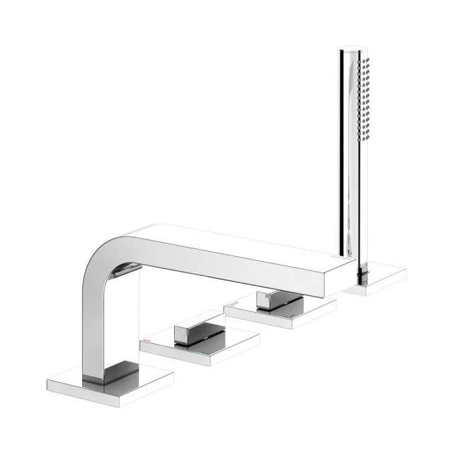 KEUCO EDITION 11 Vierloch-Wannenmischer Wannenrand verchromt 220 mm KEUCO EDITION 11 Vierloch-Wannenmischer Wannenrand verchromt 220 mm