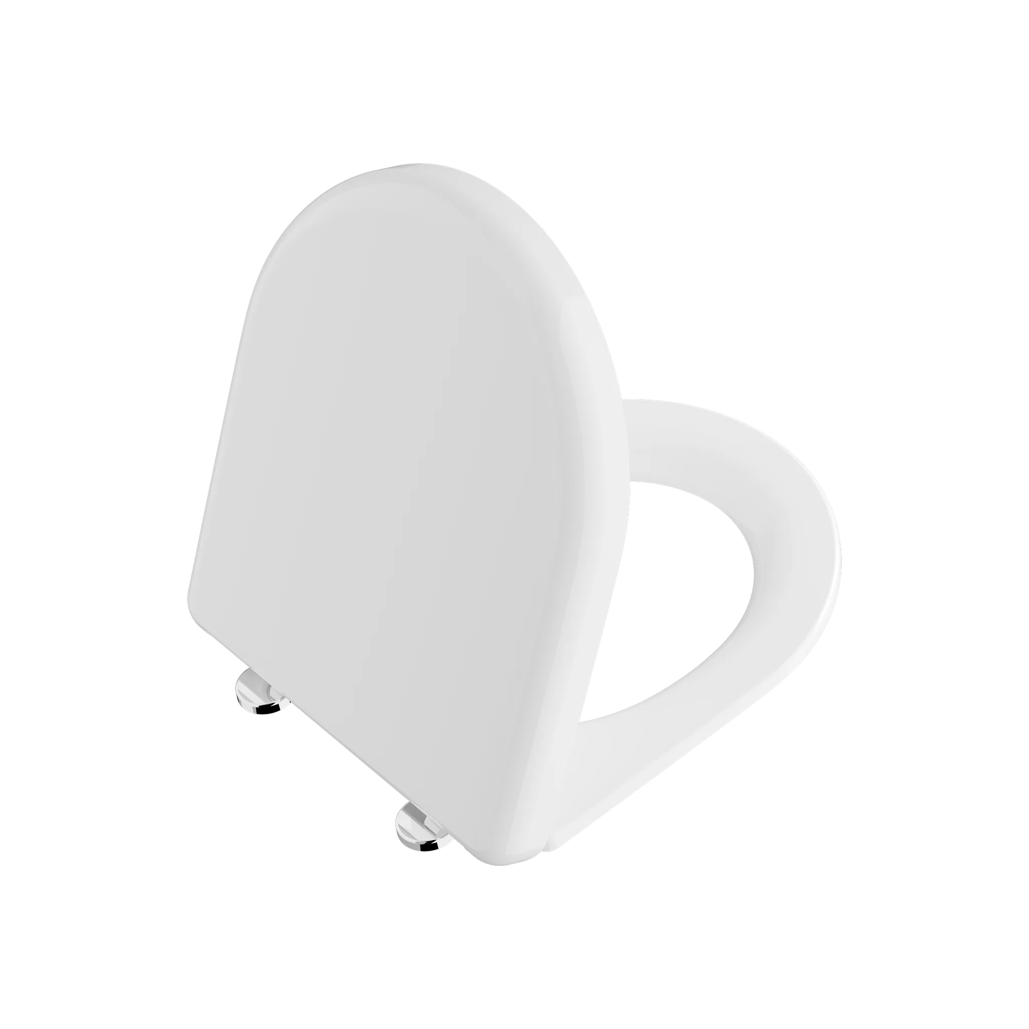 VitrA Liquid WC-Sitz mit Absenkautomatik, Schnellverschluss Duroplast Weiß Hochglanz, passend zu WCs Liquid 7320, 7321