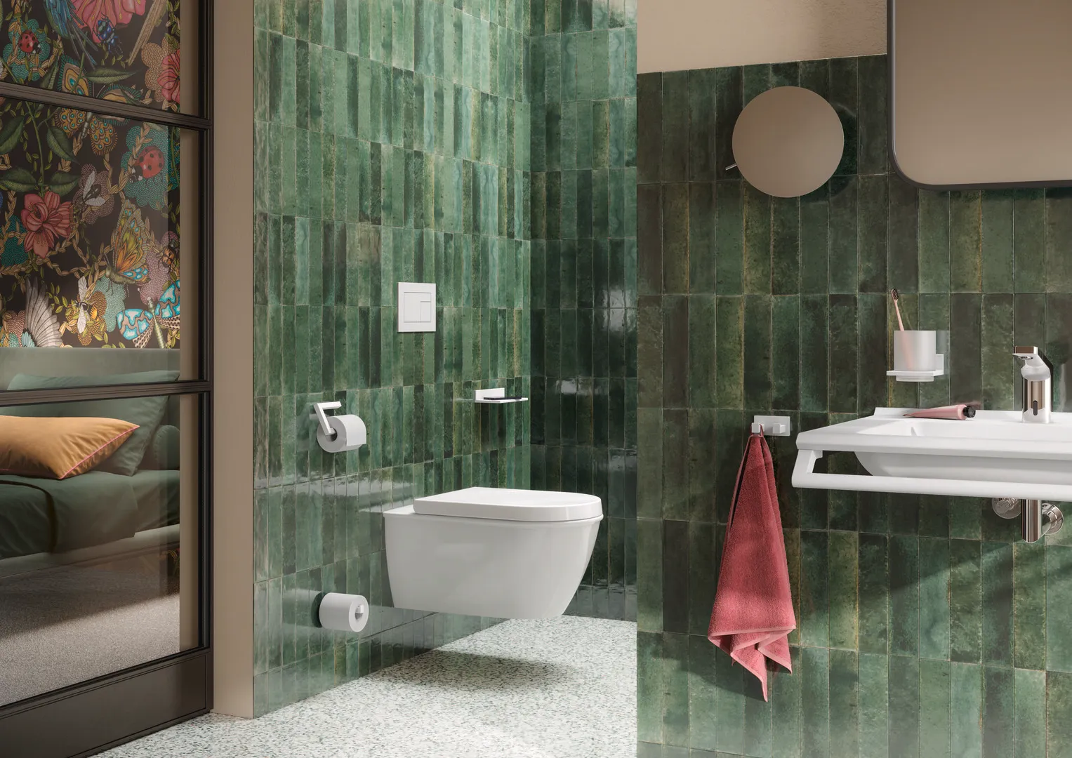 WC-Papierhalter Sys 900 Q, klappbar, plvb weiß tiefmatt WC-Papierhalter Sys 900 Q, klappbar, plvb weiß tiefmatt