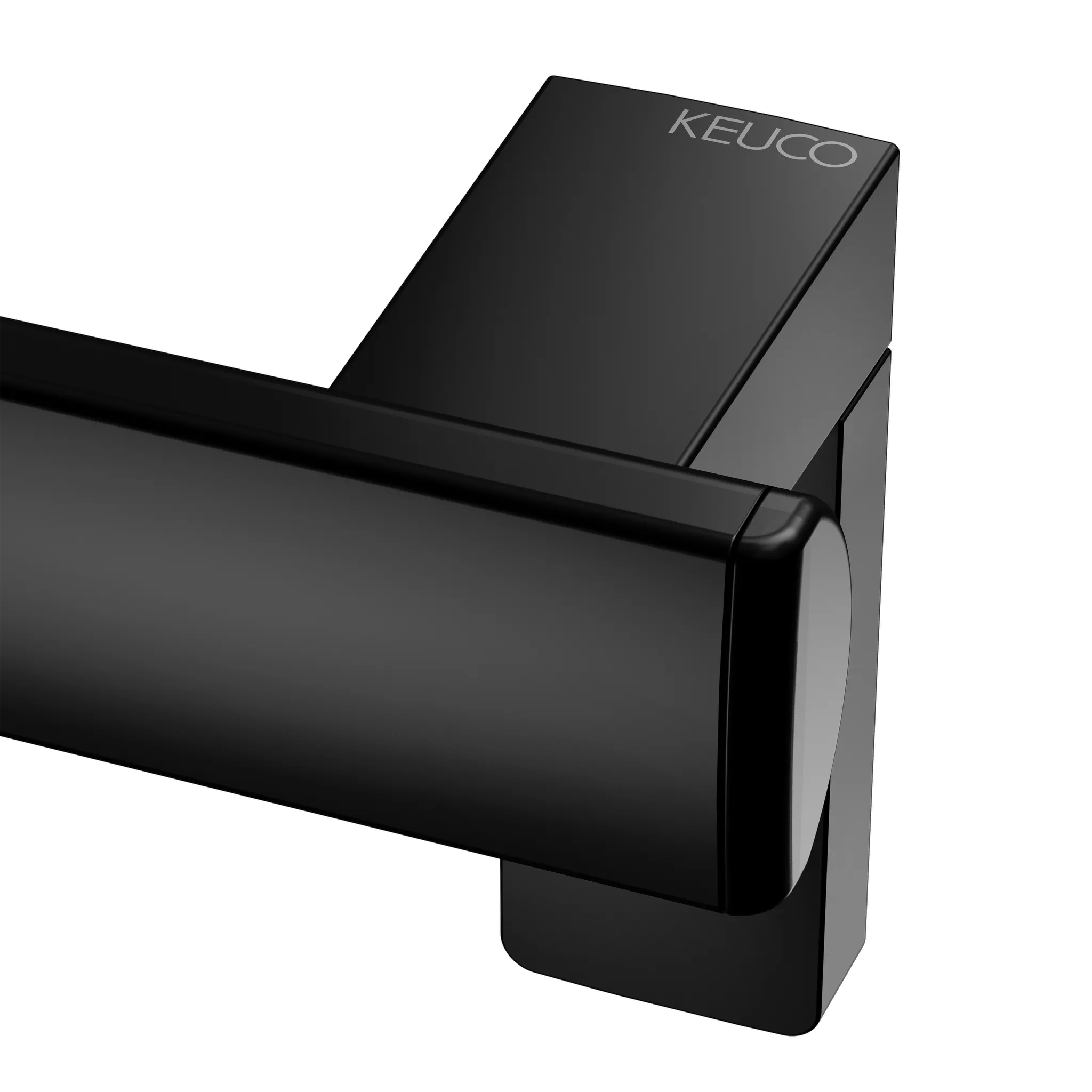 KEUCO Winkelgriff „Axess“ 400 × 800 mm Ausführung links, in Schwarz (matt)