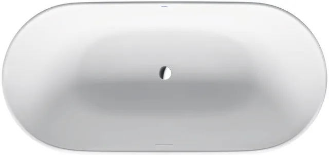 Duravit Badewanne „Luv“ freistehend oval 1600 × 750 mm in Weiß (matt) Duravit Badewanne „Luv“ freistehend oval 1600 × 750 mm in Weiß (matt)