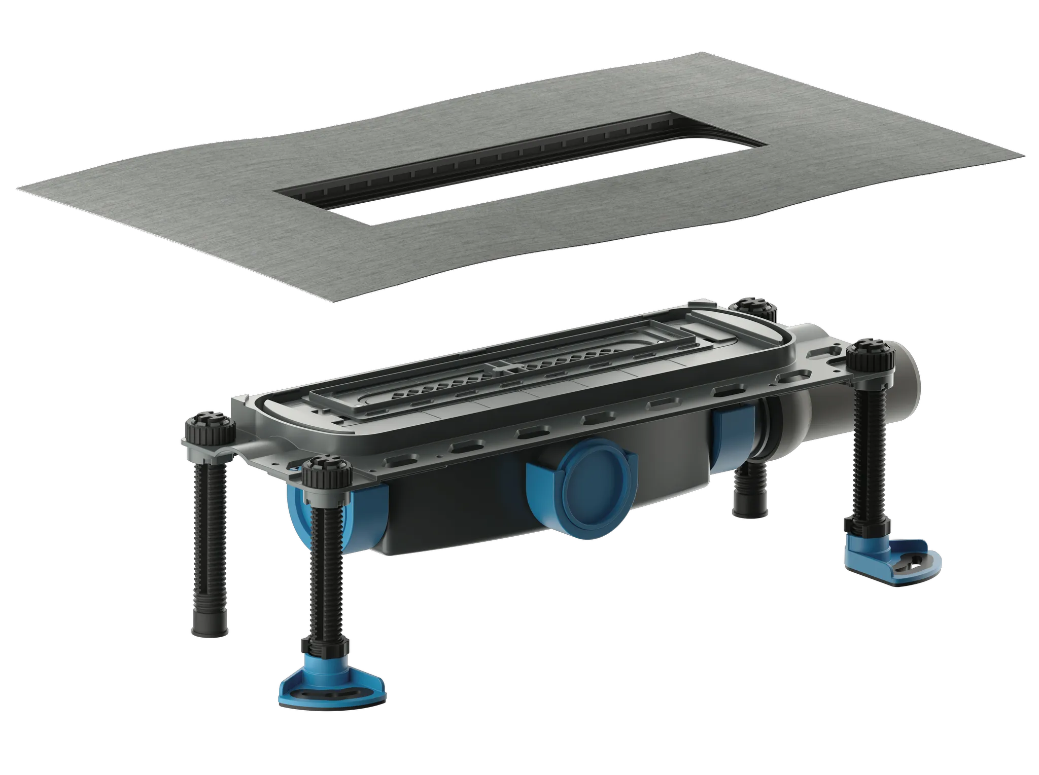 Dallmer Ablaufgehäuse zum Einbau mit Duschrinnen CeraFloor, CeraWall, CeraFrame Individual, Zentrix, CeraNiveau und CeraFrame Liquid „DallFlex“ Modell 570000 Dallmer Ablaufgehäuse zum Einbau mit Duschrinnen CeraFloor, CeraWall, CeraFrame Individual, Zentrix, CeraNiveau und CeraFrame Liquid „DallFlex“ Modell 570000
