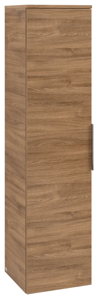 Villeroy & Boch Architectura Hochschrank B89600, 350x1400x364mm, 1 Tür, links Anschlag, Kansas Oak