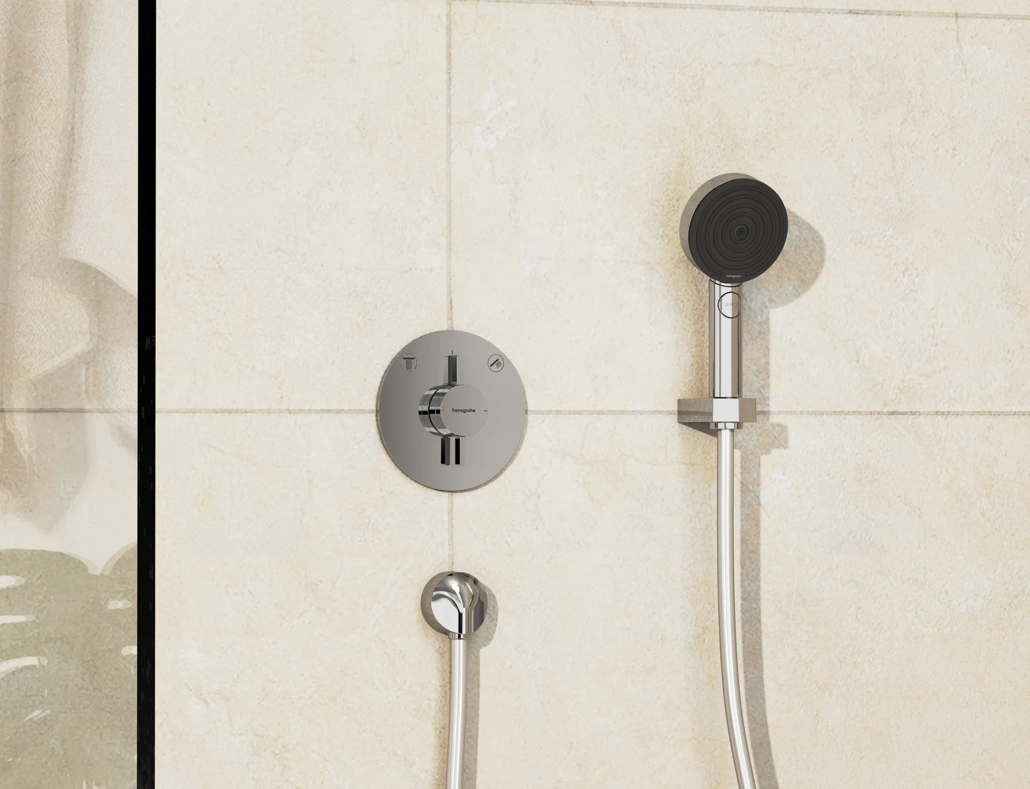 Hansgrohe DuoTurn S Mischer Unterputz für 2 Verbraucher Chrom Hansgrohe DuoTurn S Mischer Unterputz für 2 Verbraucher Chrom