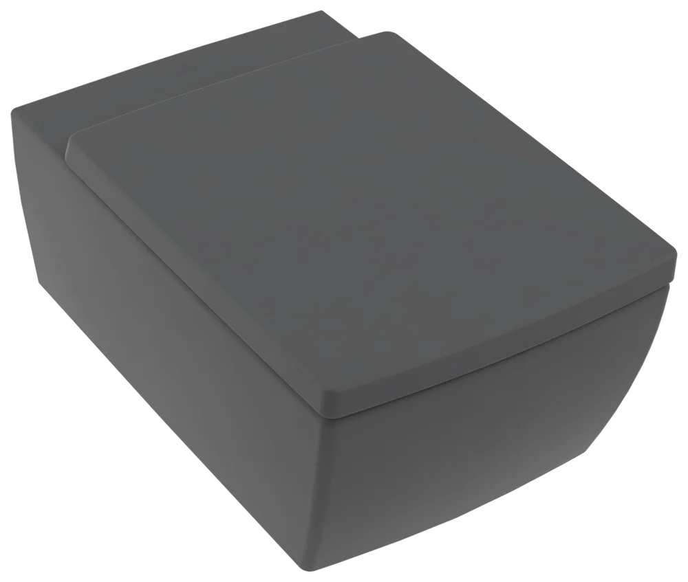 Villeroy & Boch Memento 2.0 Tiefspül-WC wandhängend, spülrandlos, DirectFlush, Graphite CeramicPlus Villeroy & Boch Memento 2.0 Tiefspül-WC wandhängend, spülrandlos, DirectFlush, Graphite CeramicPlus