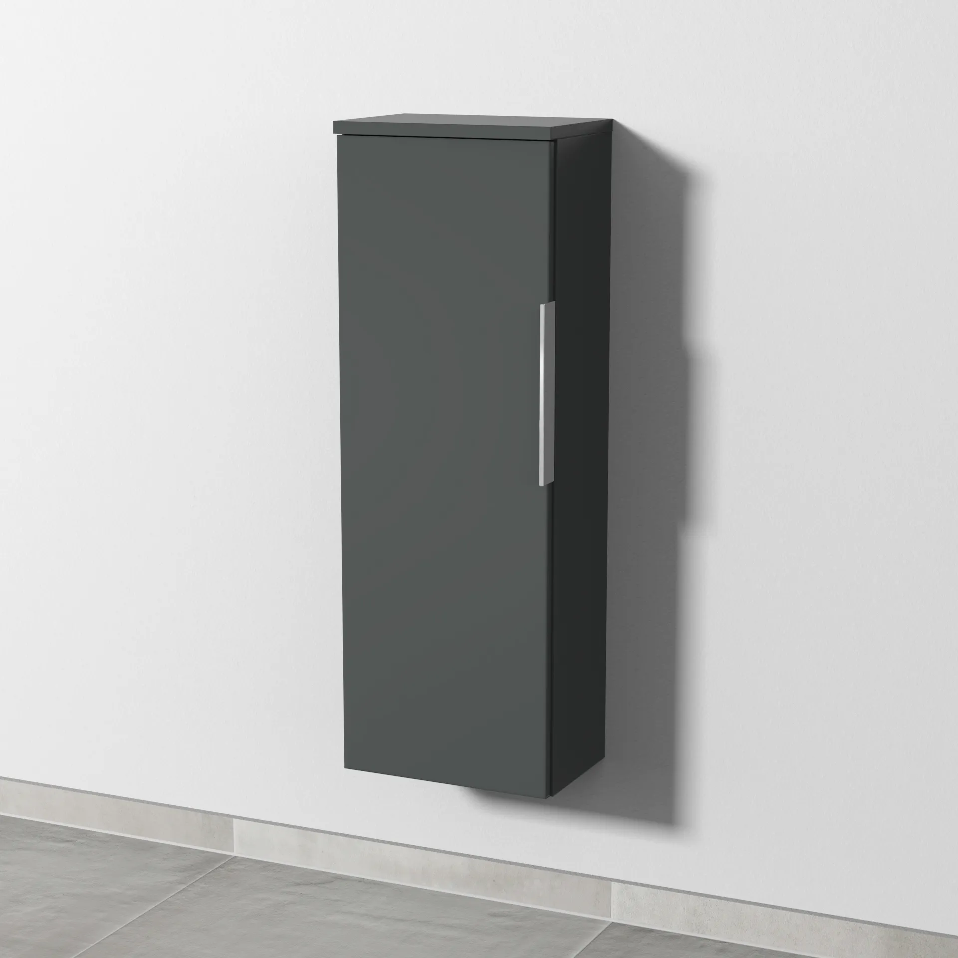 Sanipa Mittelschrank „3way“ 300 × 850 × 199 mm Anschlag links, in Anthrazit (matt), Anschlag links