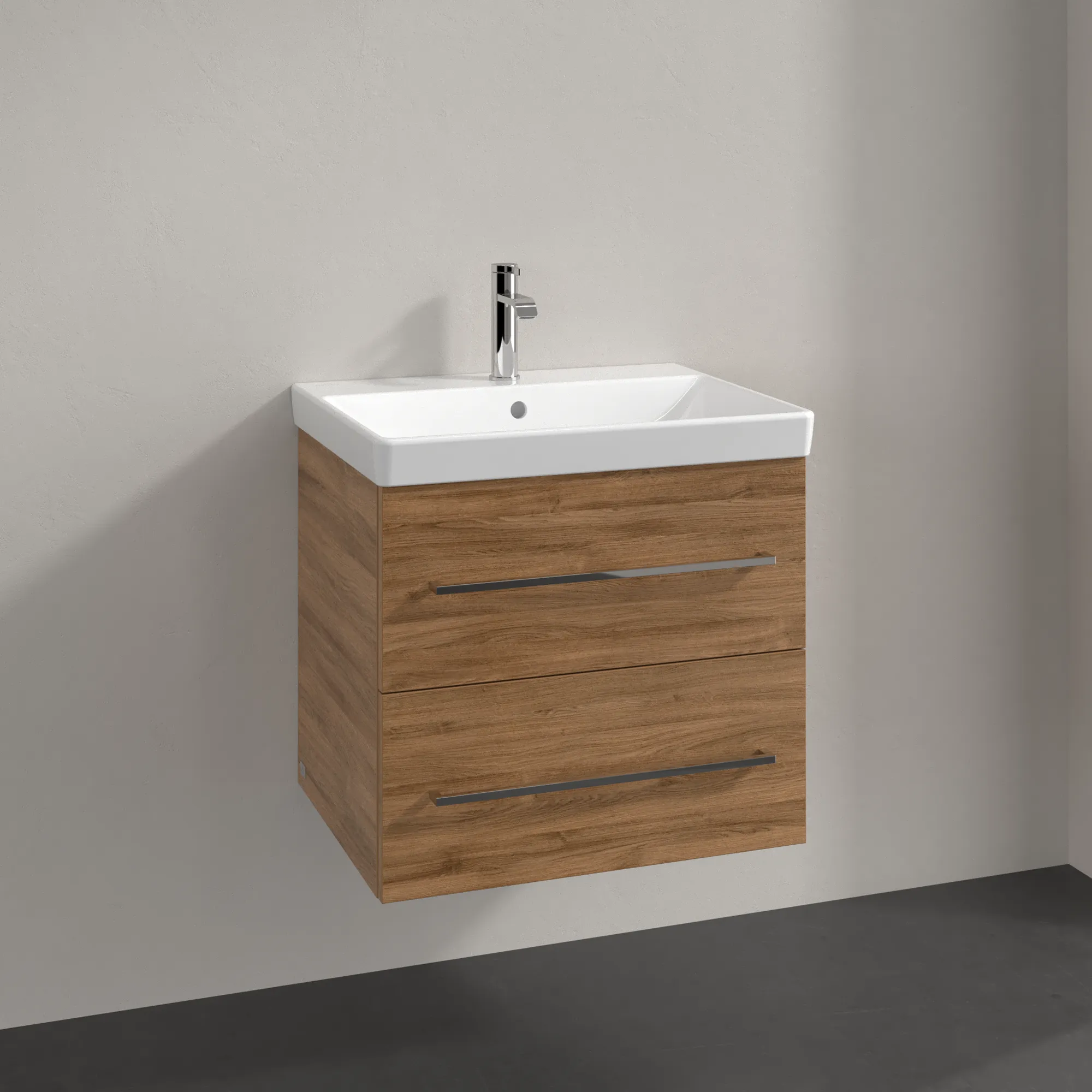 Villeroy & Boch Waschtischunterschrank „Avento“ für Schrankwaschtisch 580 × 514 × 452 mm Kansas Oak, Soft Closing Villeroy & Boch Waschtischunterschrank „Avento“ für Schrankwaschtisch 580 × 514 × 452 mm Kansas Oak, Soft Closing