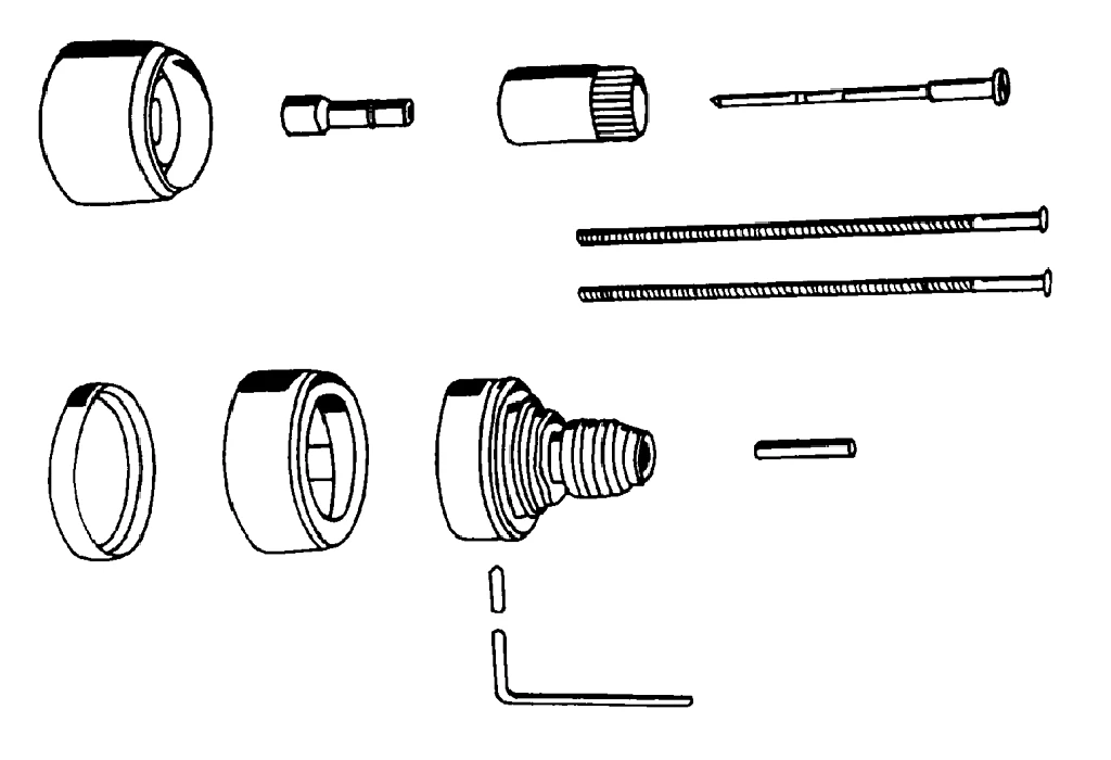 Verlängerungsset 27 47261, 5 mm, für Automatic 2000 19 604/19 605 Eurotrend 19 619, Sentosa 19 654, Grohtherm 1000 19 655/19 656, chrom