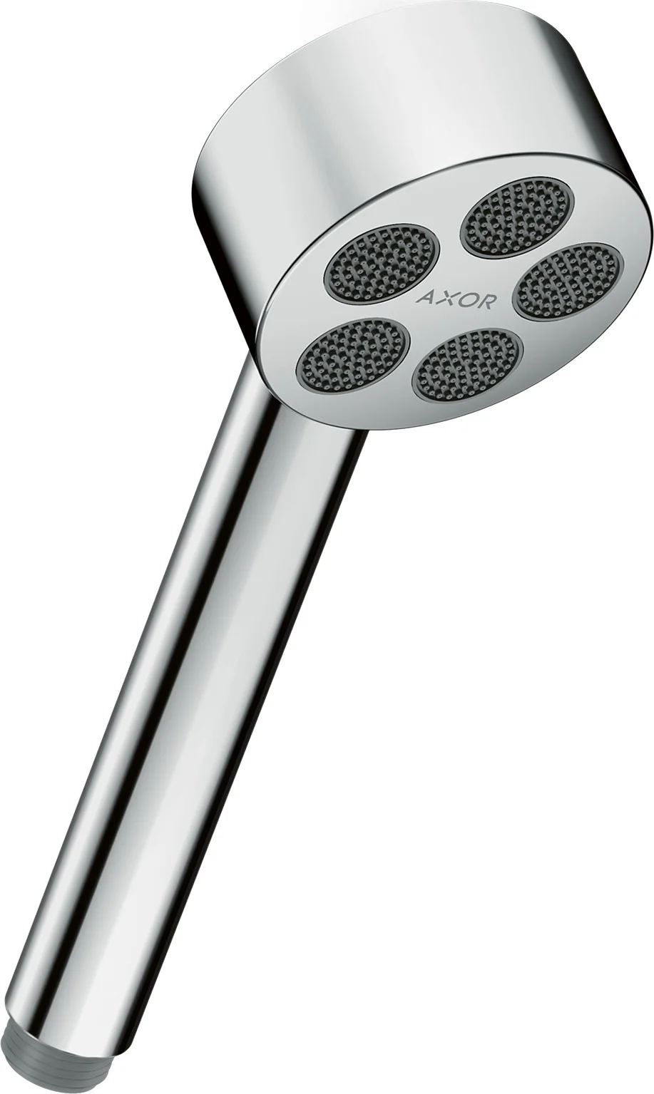 Hansgrohe AXOR One Handbrause EcoSmart Chrom, 73 mm Brausekopfgröße, PowderRain Strahlart, QuickClean Technologie, max. Durchfluss 9,1 l/min bei 3 bar