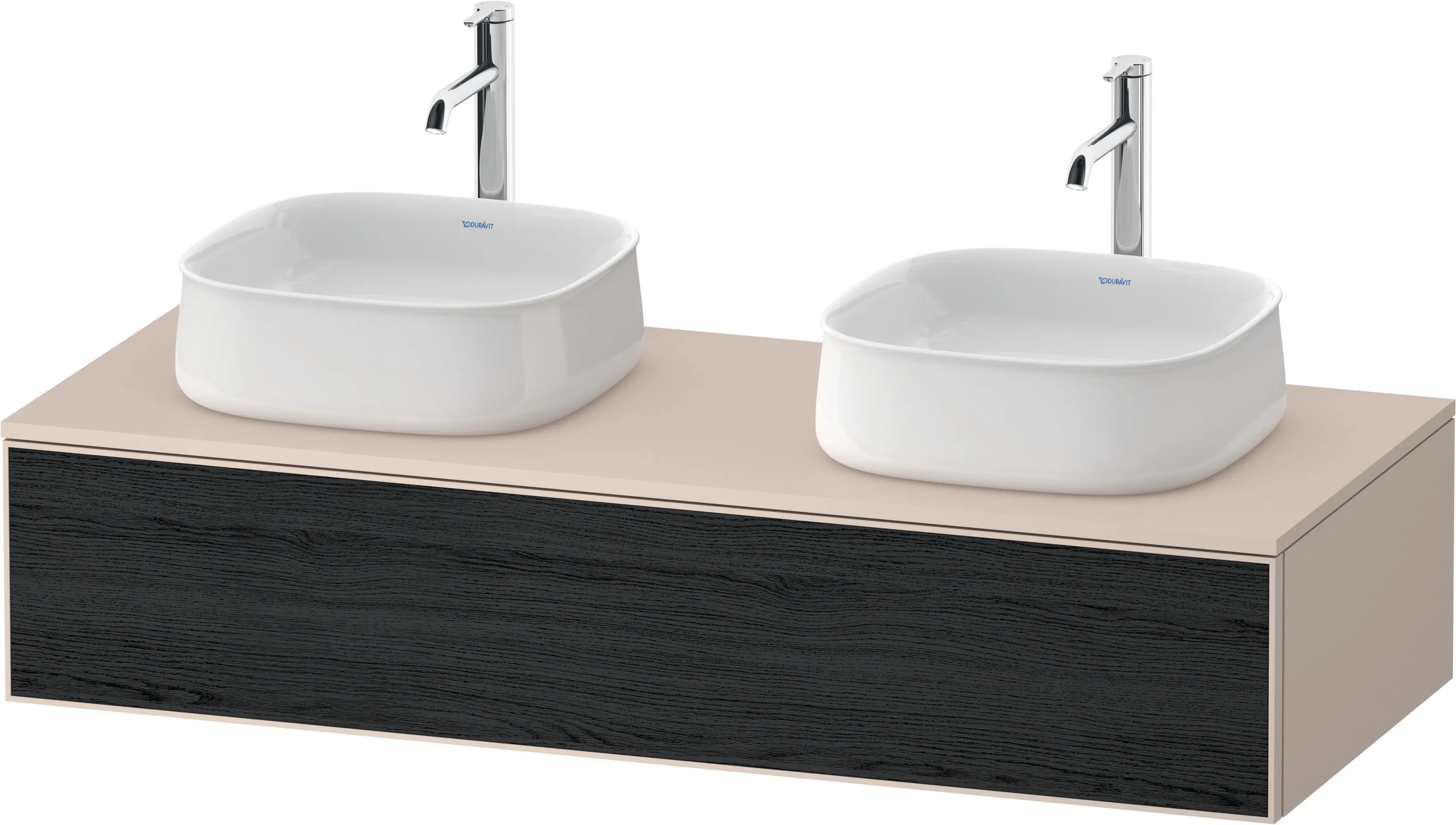 Duravit Waschtischunterschrank wandhängend „Zencha“ 130 × 28,1 × 55 cm
