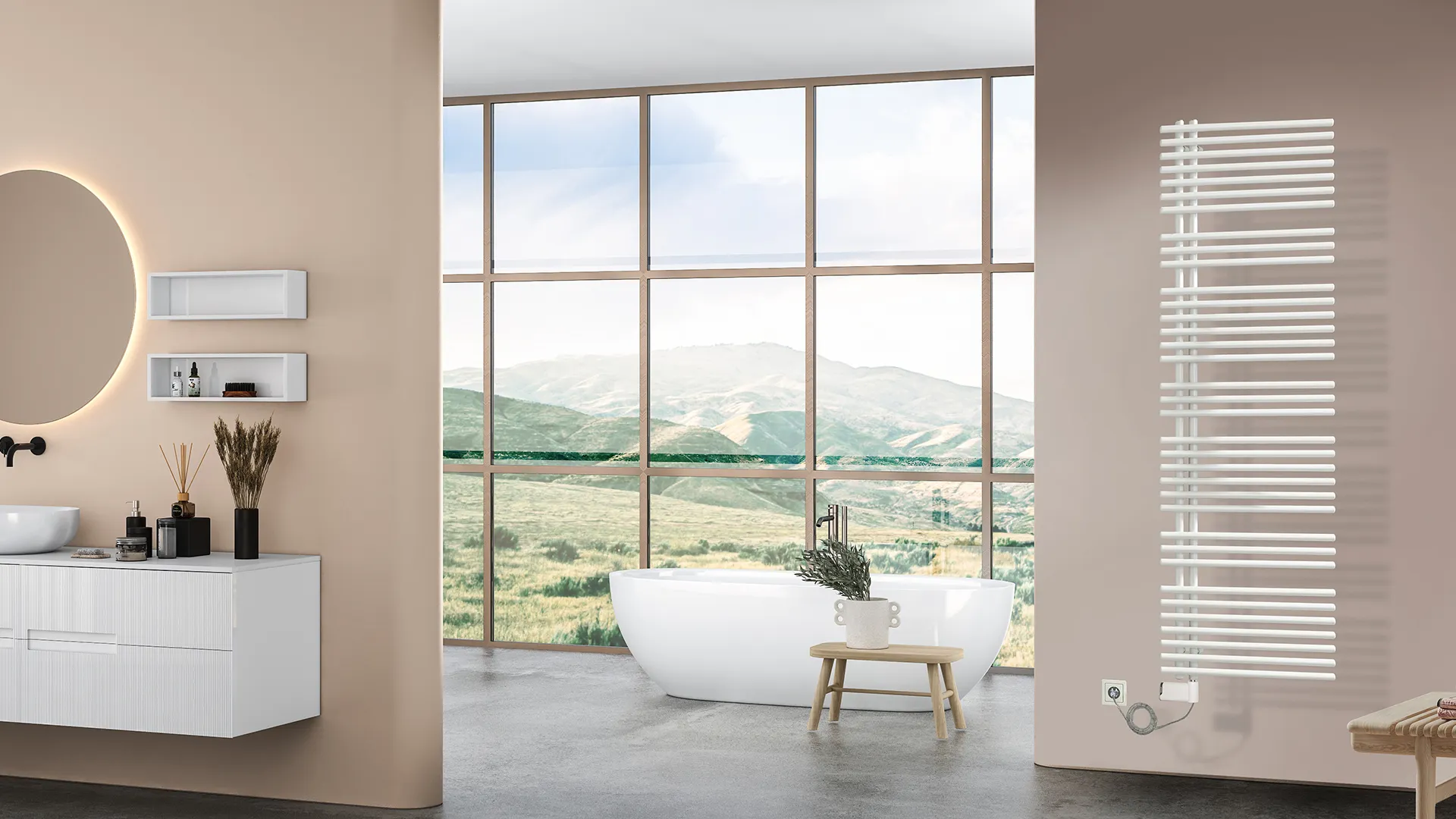 BEMM Badheizkörper Asymo NOW EK H1347x050x0500, elektrisch, 700 W, weiß BEMM Badheizkörper Asymo NOW EK H1347x050x0500, elektrisch, 700 W, weiß