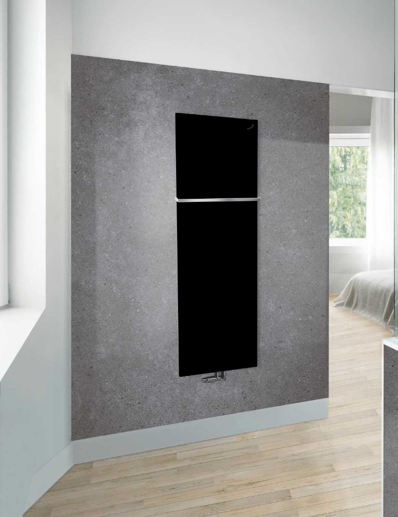 Zehnder Design-Heizkörper Fina Lean Bar, schlank, 1.500 x 48 x 500 mm, RAL 9016 (Travertin), inkl. Chrom-Handtuchhalter Zehnder Design-Heizkörper Fina Lean Bar, schlank, 1.500 x 48 x 500 mm, RAL 9016 (Travertin), inkl. Chrom-Handtuchhalter