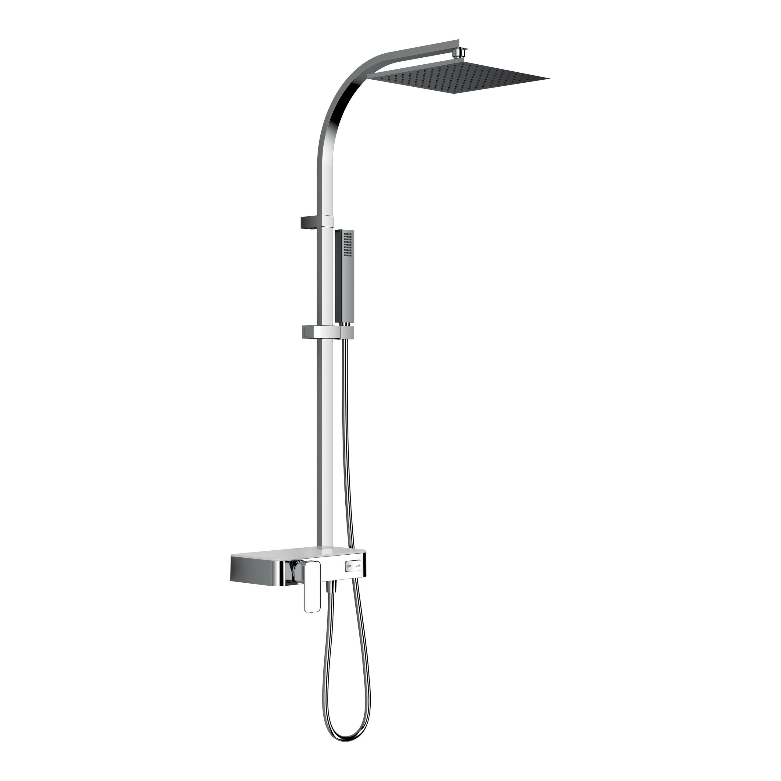 HSK Shower-Set Umsteller „RS 500 AquaSwitch Mix“ mit Einhebelmischer Ausladung 390 mm in weiß / chrom HSK Shower-Set Umsteller „RS 500 AquaSwitch Mix“ mit Einhebelmischer Ausladung 390 mm in weiß / chrom