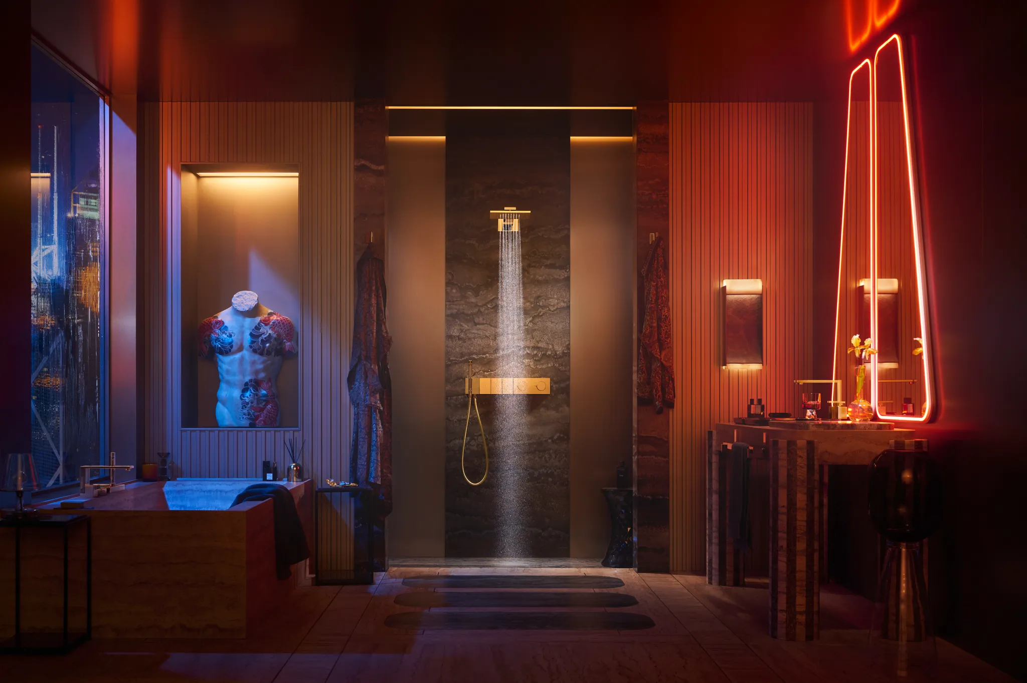 Waschtischmischer 190 Axor Edge Diamantschliff chrom Waschtischmischer 190 Axor Edge Diamantschliff chrom