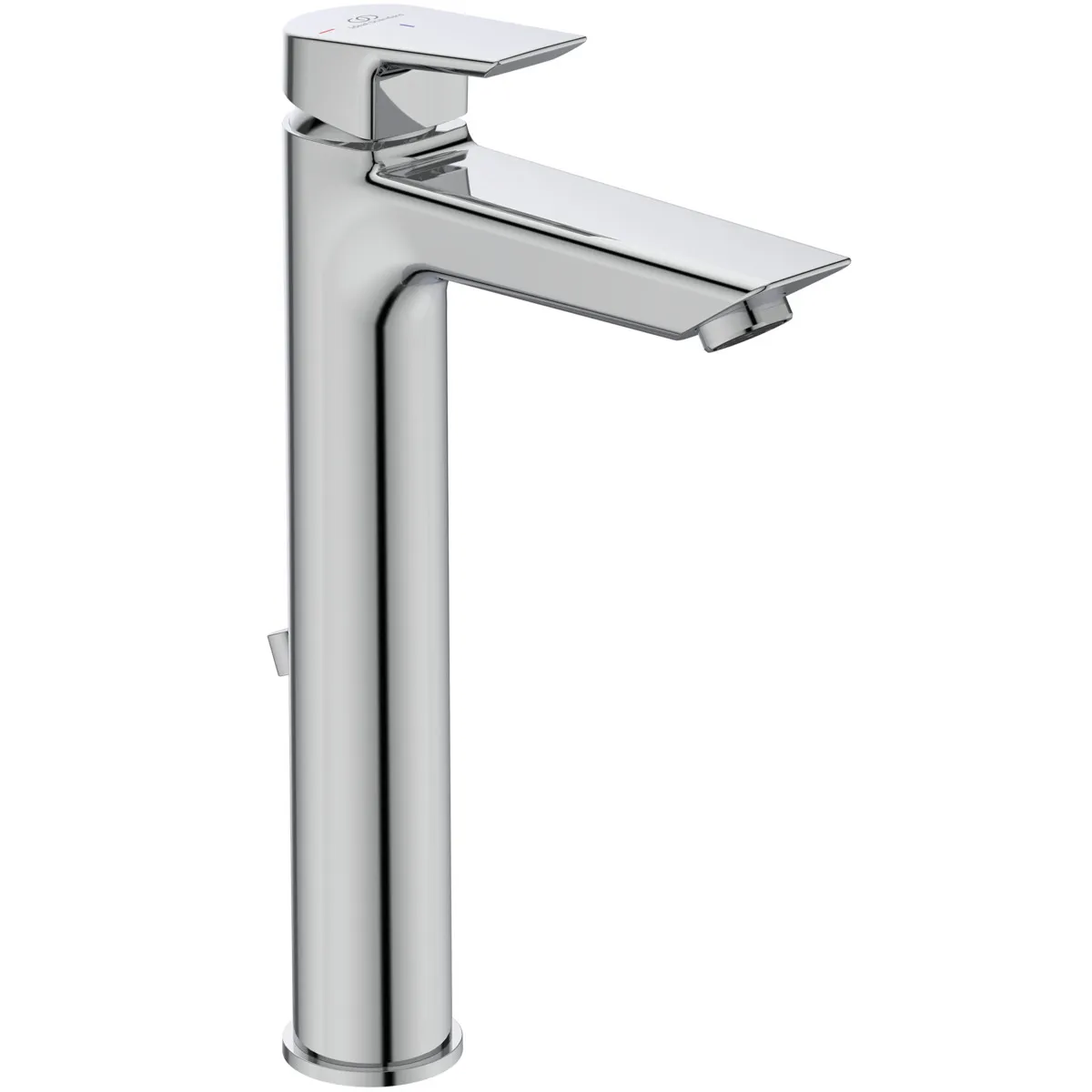 Waschtischarmatur Tesi, BlueStart, mit verlängerter Sockel, 5 l/min., mit Ablaufgarnitur, Ausladung 140mm, Chrom Waschtischarmatur Tesi, BlueStart, mit verlängerter Sockel, 5 l/min., mit Ablaufgarnitur, Ausladung 140mm, Chrom