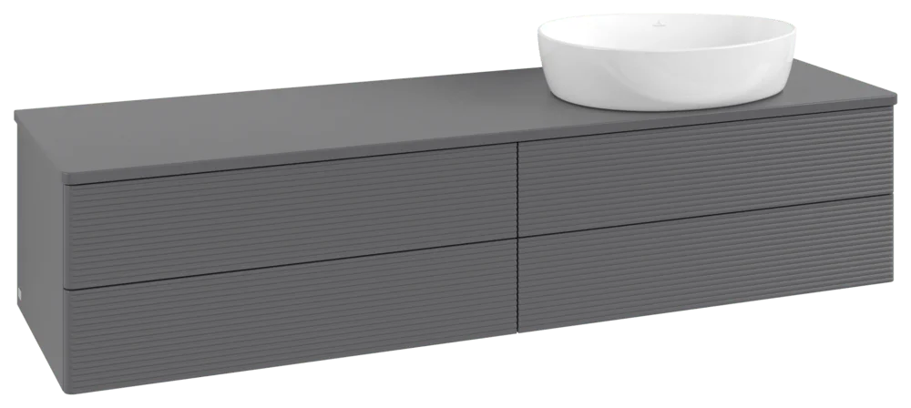 Villeroy & Boch Antao Waschbeckenunterschrank K27_1 1600x360x500mm anthrazit