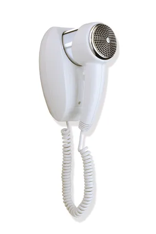 HEWI Haartrockner chrom-weiß mit Wandhalterung, 1300 Watt HEWI Haartrockner chrom-weiß mit Wandhalterung, 1300 Watt