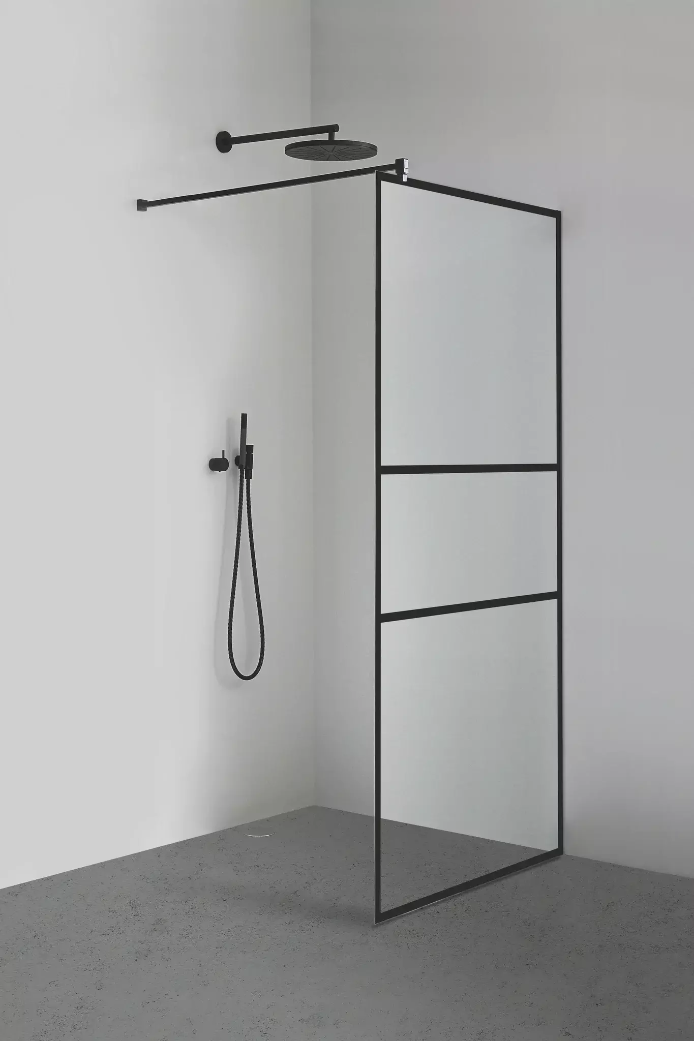 Sprinz Walk-In-Duschkabine Black Tape „Inloop Black“ B: 1000 mm H: 2100 mm T: 8 mm Sprinz Walk-In-Duschkabine Black Tape „Inloop Black“ B: 1000 mm H: 2100 mm T: 8 mm