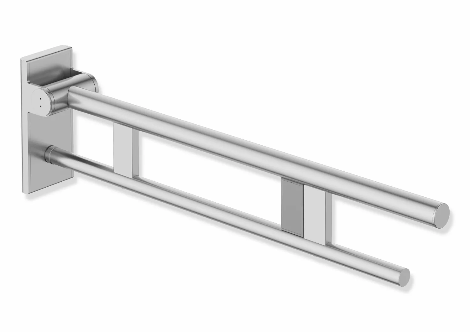 HEWI Stützklappgriff Duo Design A Edelstahl 750mm