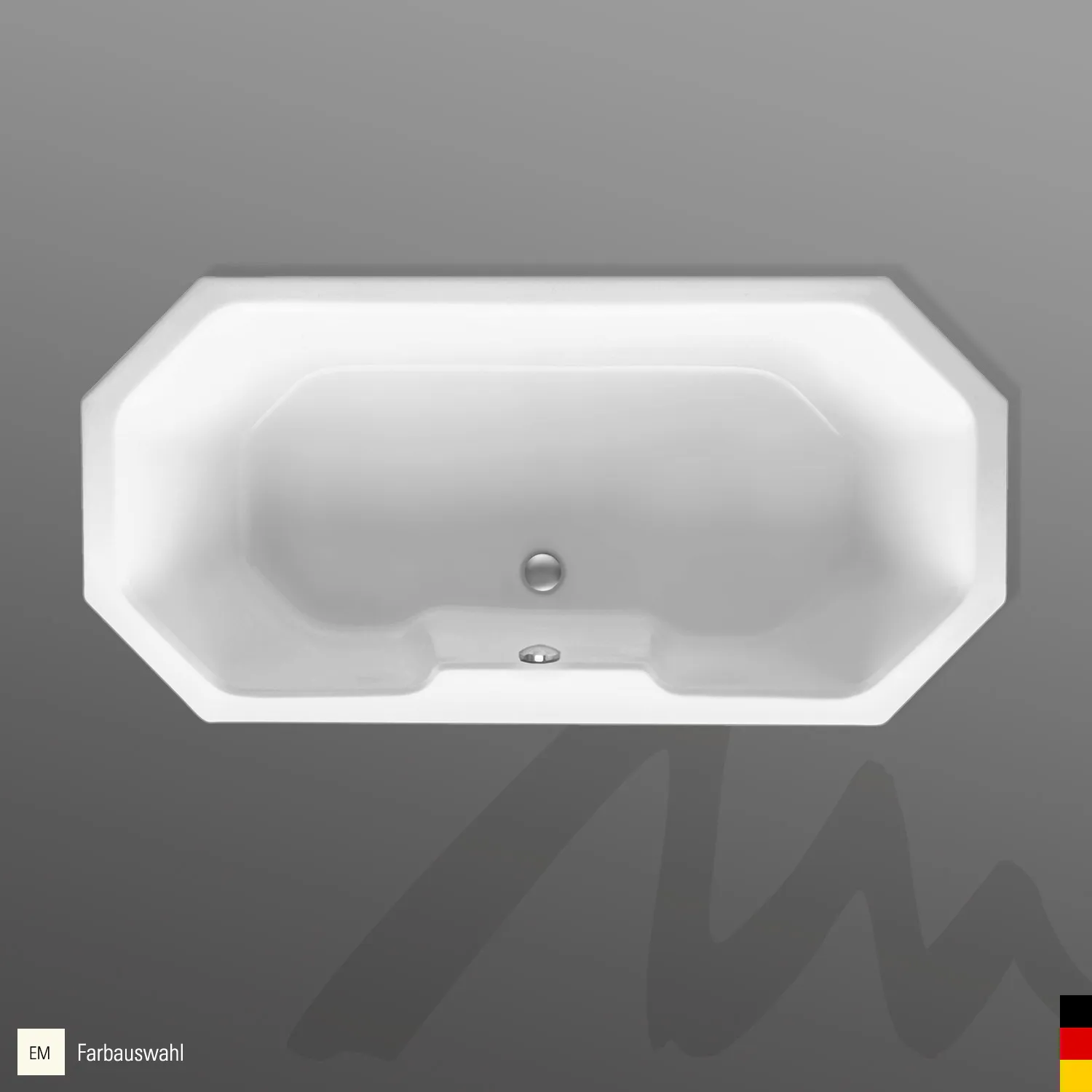 Mauersberger grandis Acryl-Badewanne 6-/8-Eckform 175⁄85