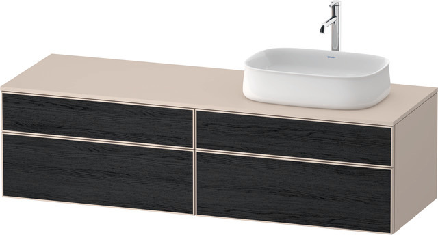 Duravit Waschtischunterschrank wandhängend „Zencha“ 160 × 44,2 × 55 cm