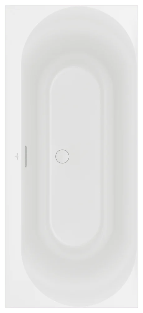 Villeroy & Boch Loop & Friends Badewanne OVAL UBA180LOF2V, 1800 x 800 x 470 mm, Rechteck, Stone White