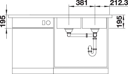 BLANCO DIVON II 8 S-IF BLANCO DIVON II 8 S-IF