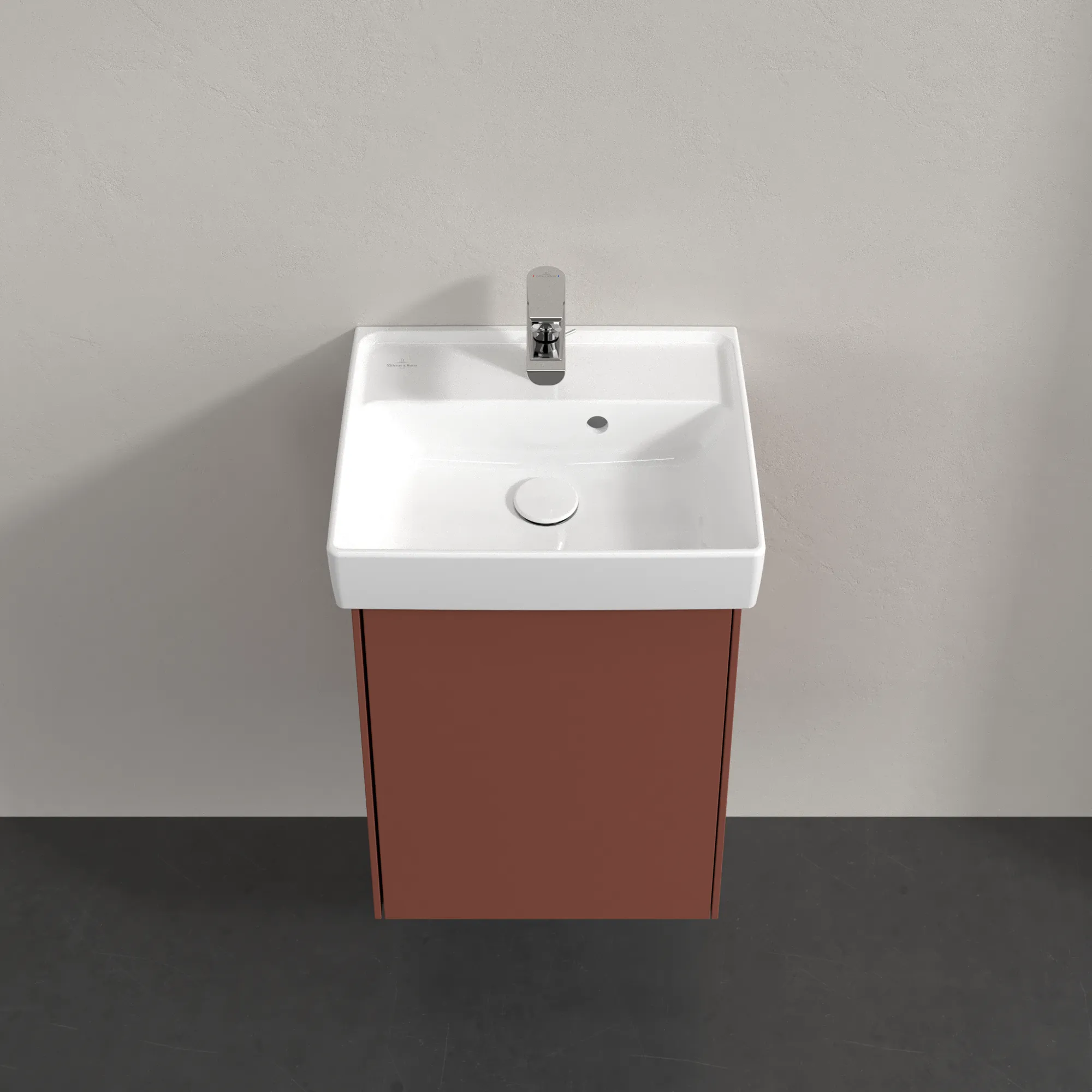 Villeroy & Boch Waschtischunterschrank „Collaro“ für Schrankwaschtisch 41 × 54,6 × 34,4 cm 1 Tür, Anschlag (Scharnier) rechts