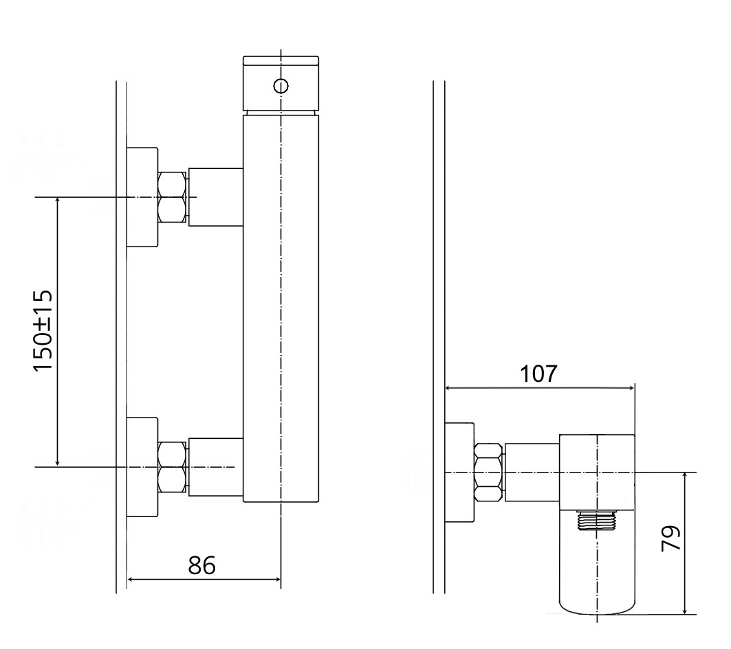 Brause-Einhandbatterie AqvaDesign - eckig - S-Anschlüsse mit Rosetten - eigensicher - Kartusche mit keramischen Dichtscheiben - Heisswassersperre - Wassermengendurchflussregulierung - chrom