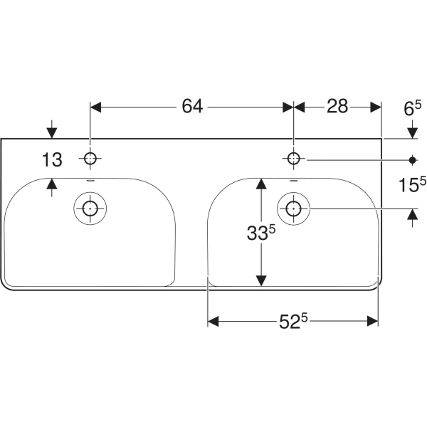 Wandwaschtisch „Smyle Square“, rechteckig, mit Überlauf, Hahnlochposition mittig 120 × 48 cm in weiß alpin Wandwaschtisch „Smyle Square“, rechteckig, mit Überlauf, Hahnlochposition mittig 120 × 48 cm in weiß alpin