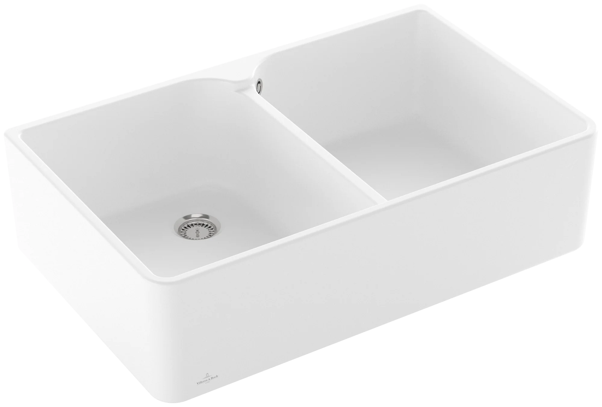 Villeroy & Boch Spülstein Doppelbecken 80 X 638001, 795x500mm, Stone White CeramicPlus