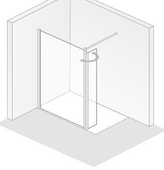 HSK Walk-In-Duschkabine Frontelement mit beweglichem Seitenteil „Easy 1“ Glas Klar hell, Profile Alu Silber-matt, B: 900 mm H: 2000 mm T: 350 mm HSK Walk-In-Duschkabine Frontelement mit beweglichem Seitenteil „Easy 1“ Glas Klar hell, Profile Alu Silber-matt, B: 900 mm H: 2000 mm T: 350 mm
