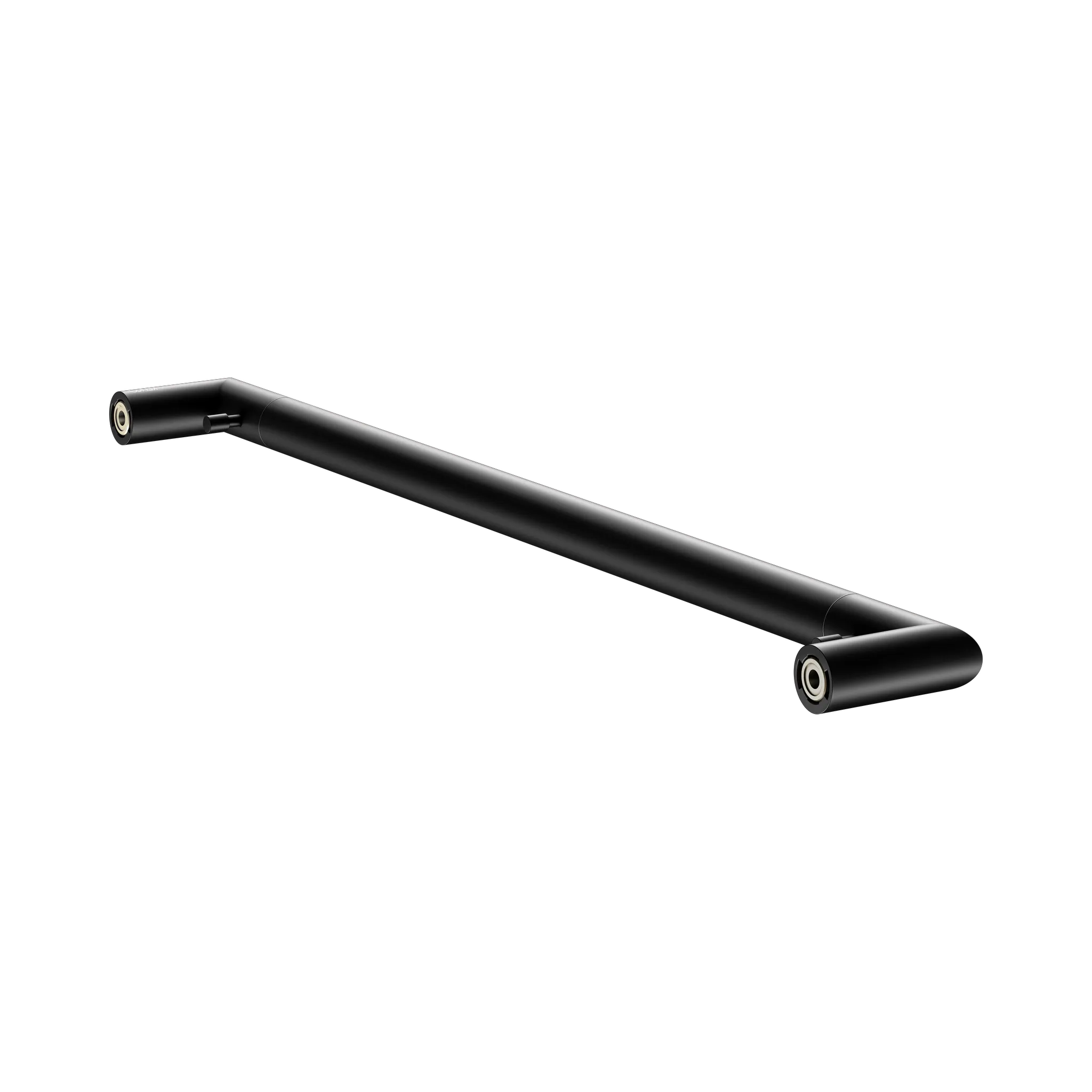 KEUCO REVA Badetuchhalter mit integriertem Haken 600 mm schwarz matt KEUCO REVA Badetuchhalter mit integriertem Haken 600 mm schwarz matt