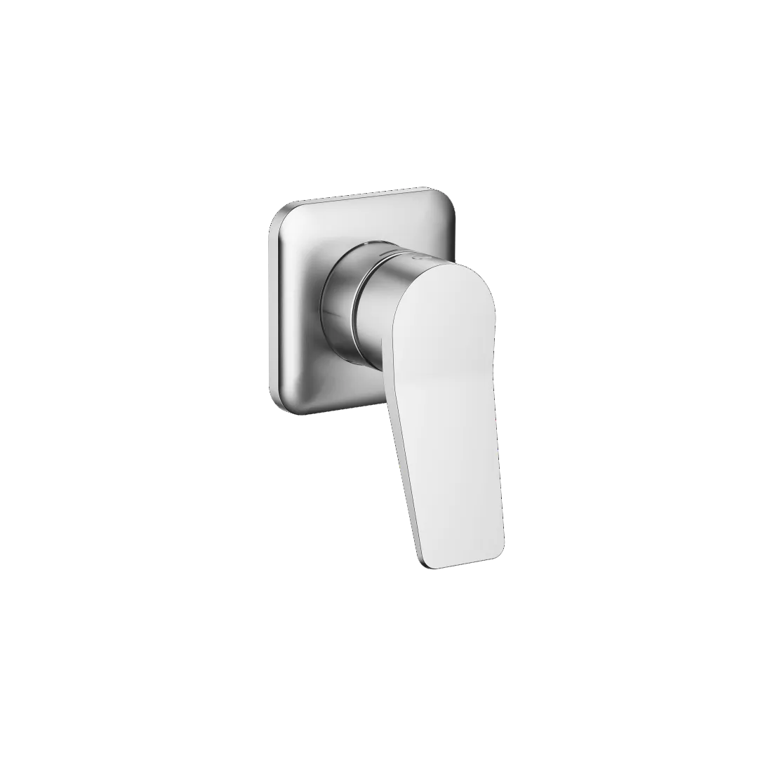 Dornbracht LISSE UP-Einhandbatterie Chrom gebürstet, Abdeckplatte 78 x 78 mm Dornbracht LISSE UP-Einhandbatterie Chrom gebürstet, Abdeckplatte 78 x 78 mm