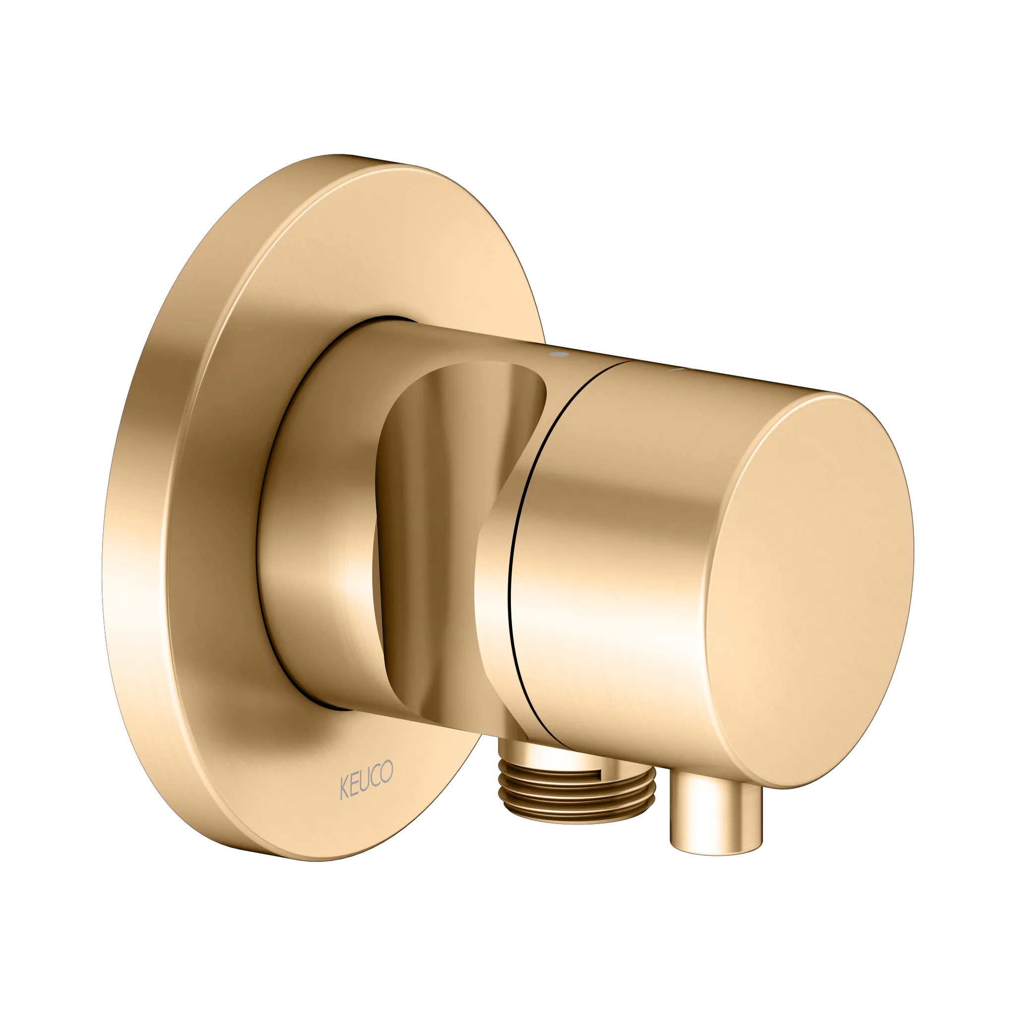 IXMO Absperrventil UP DN15 IXMO Comfort, rund Messing gebürstet IXMO Absperrventil UP DN15 IXMO Comfort, rund Messing gebürstet