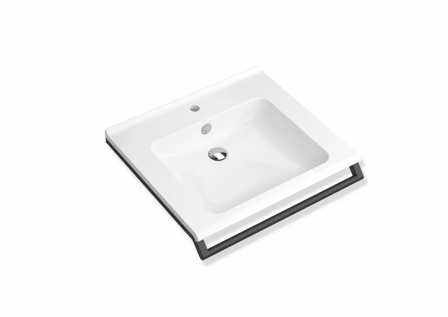 Set WT mit Haltegriff 950.13.203 mit Zubehör weiß tiefmatt Set WT mit Haltegriff 950.13.203 mit Zubehör weiß tiefmatt