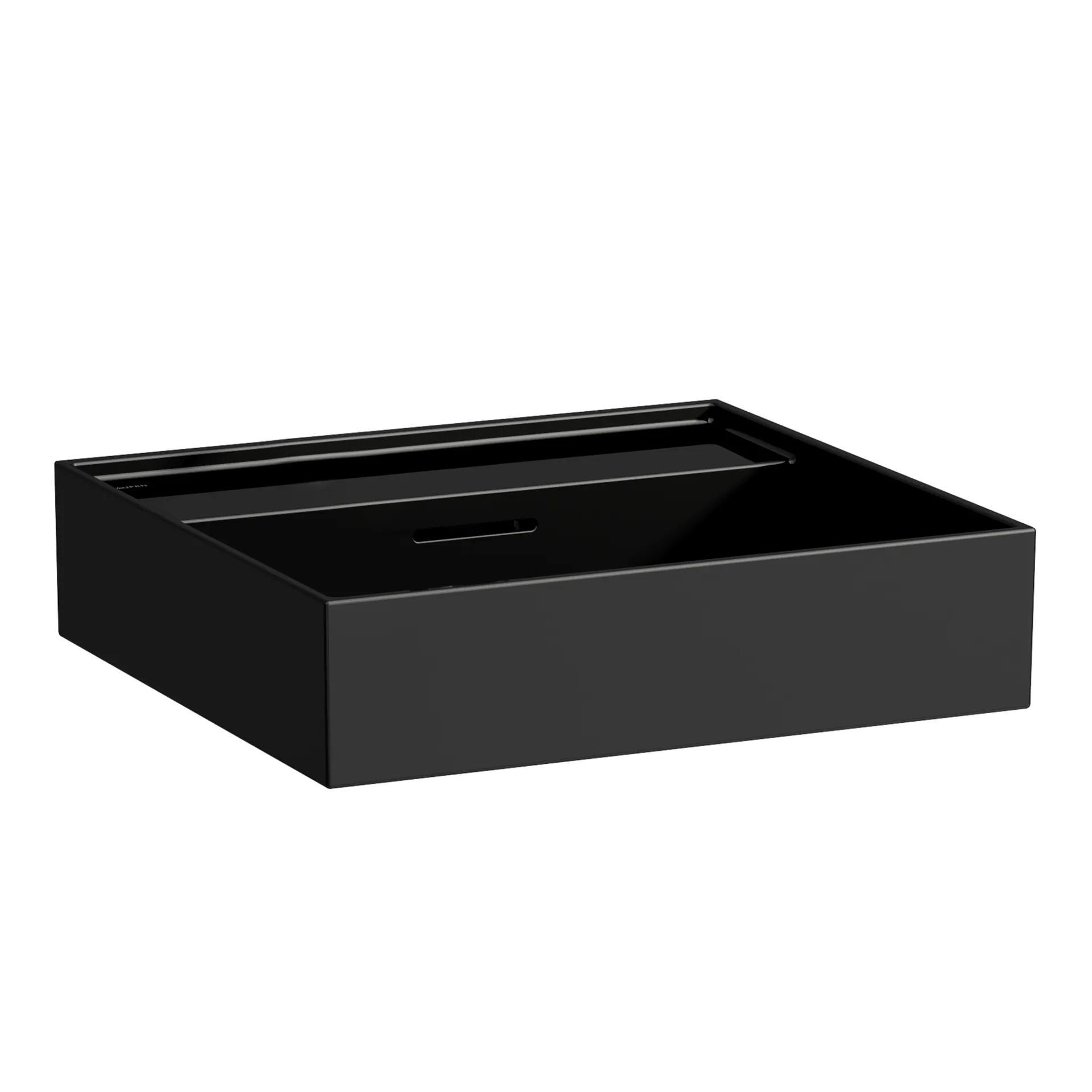 Aufsatzwaschtisch Kartell • 460x500x145 1 Hahnloch mit Überlauf weiß Aufsatzwaschtisch Kartell • 460x500x145 1 Hahnloch mit Überlauf weiß