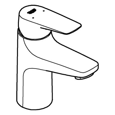 Grohe BauFlow Einhand-Waschtischbatterie 23752 S-Size chrom Grohe BauFlow Einhand-Waschtischbatterie 23752 S-Size chrom