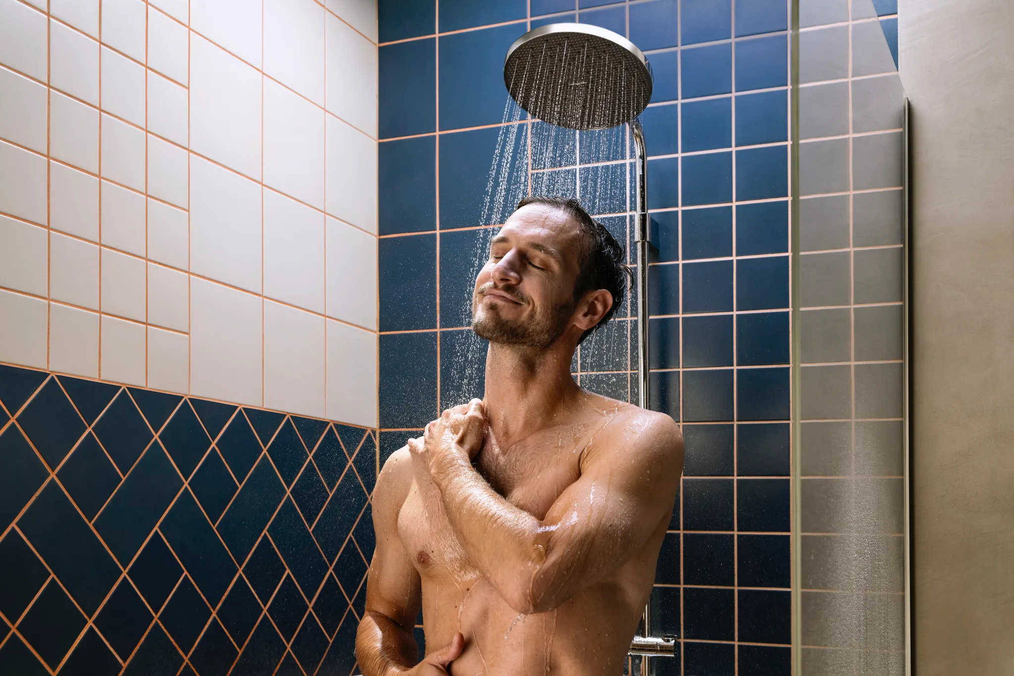 Activera S Showerpipe 240 1jet EcoSmart mit Ecostat Fine Varia, Chrom