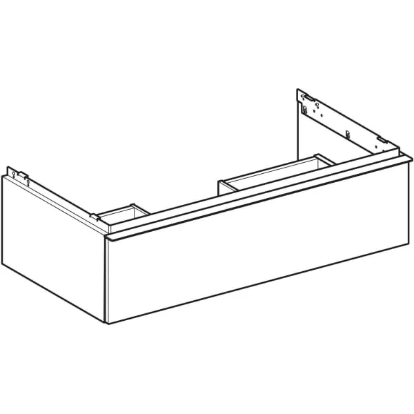 Geberit Waschtischunterschrank „iCon“ lava / lackiert matt