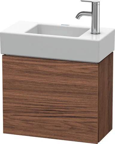 Duravit Waschtischunterschrank wandhängend „L-Cube“ 48 × 40 × 24 cm Nussbaum Dunkel Duravit Waschtischunterschrank wandhängend „L-Cube“ 48 × 40 × 24 cm Nussbaum Dunkel