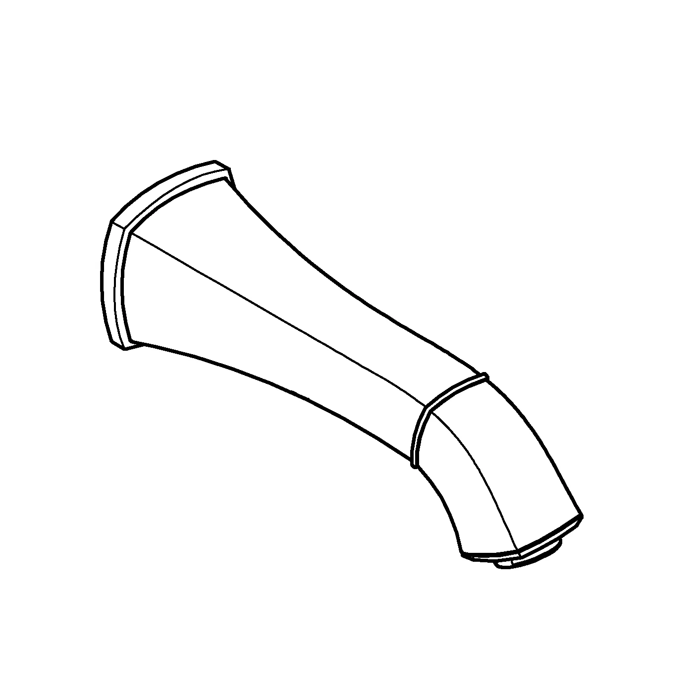 Grohe Grandera Wanneneinlauf Wandmontage 177mm chrom/gold Grohe Grandera Wanneneinlauf Wandmontage 177mm chrom/gold