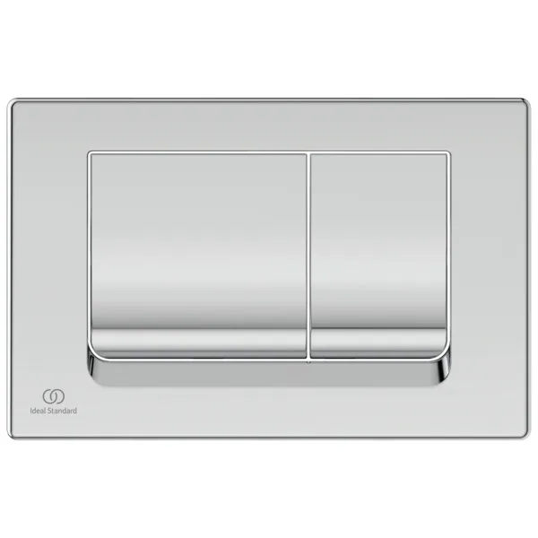 Ideal Standard Solea WC Betätigungsplatte M1, Mechanisch, 2-Mengen-Spültechnik, Chrom