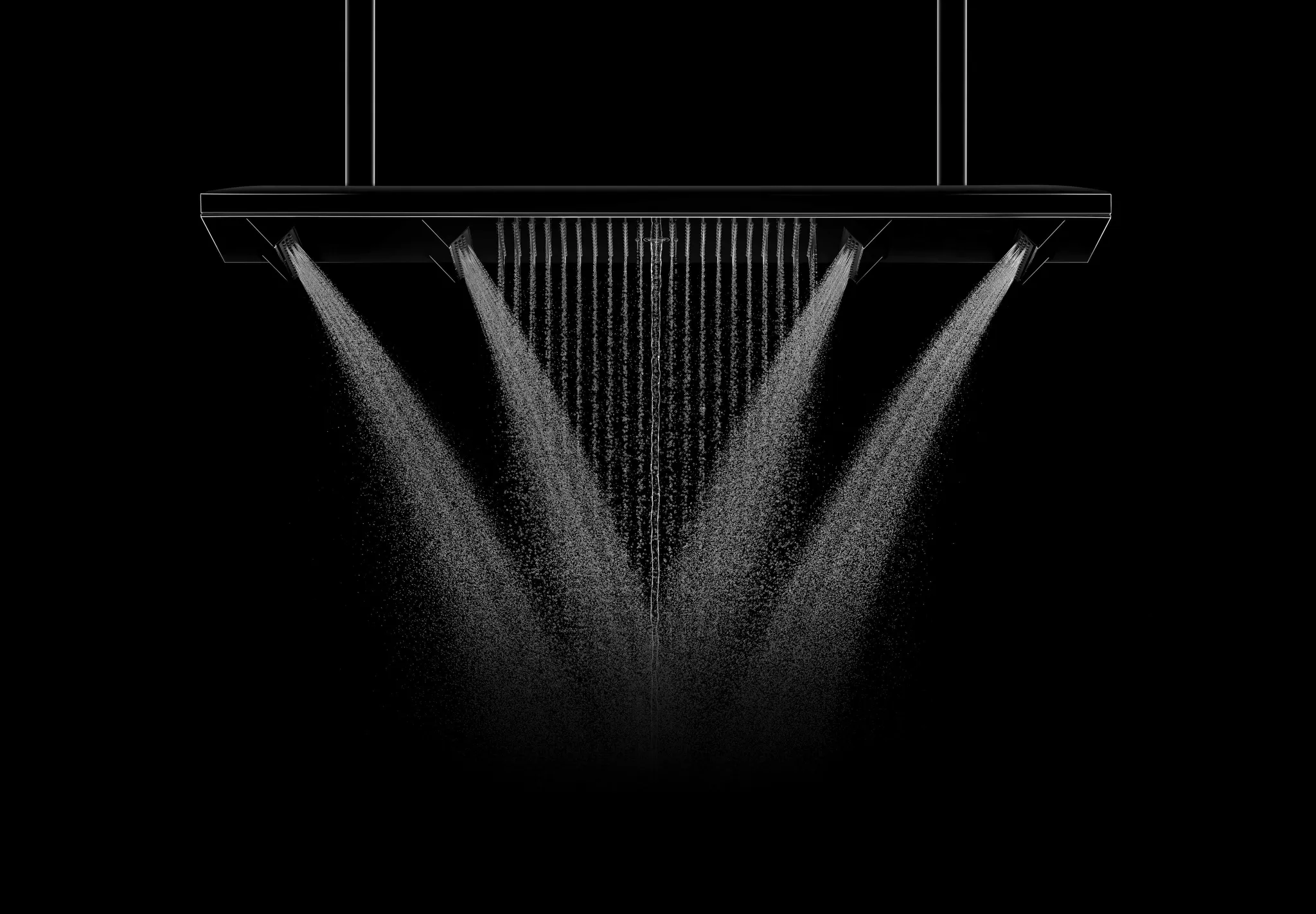 Kopfbrause 1200 4jet Axor ShowerHeaven chrom mit Licht 3500 K Kopfbrause 1200 4jet Axor ShowerHeaven chrom mit Licht 3500 K