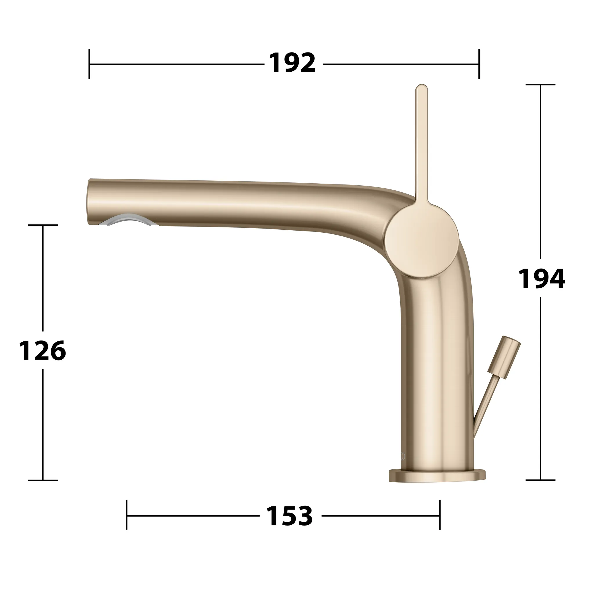 Edition 400 51504030002 Einhebel-Waschtischmischer 120 mit Zugstangen-Ablaufgarnitur Bronze gebürstet