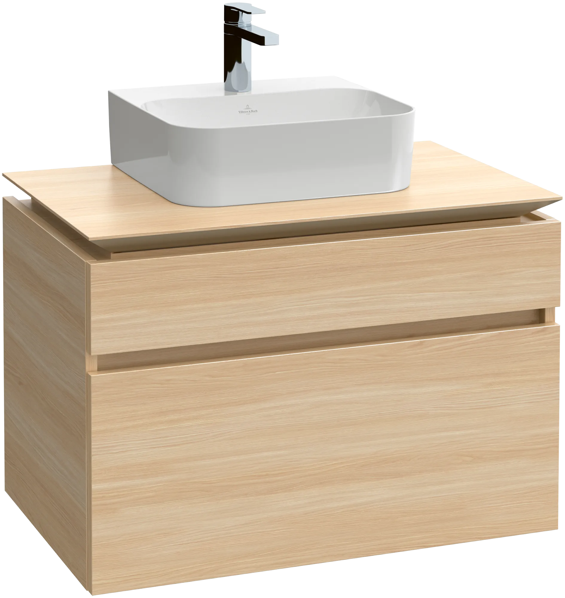 Villeroy & Boch Handwaschbecken aus TitanCeram geschliffen „Finion“ 430 × 390 × 140 mm, mit Hahnlochbohrung, Hahnlochposition mittig in Weiß Alpin, mit CeramicPlus Villeroy & Boch Handwaschbecken aus TitanCeram geschliffen „Finion“ 430 × 390 × 140 mm, mit Hahnlochbohrung, Hahnlochposition mittig in Weiß Alpin, mit CeramicPlus