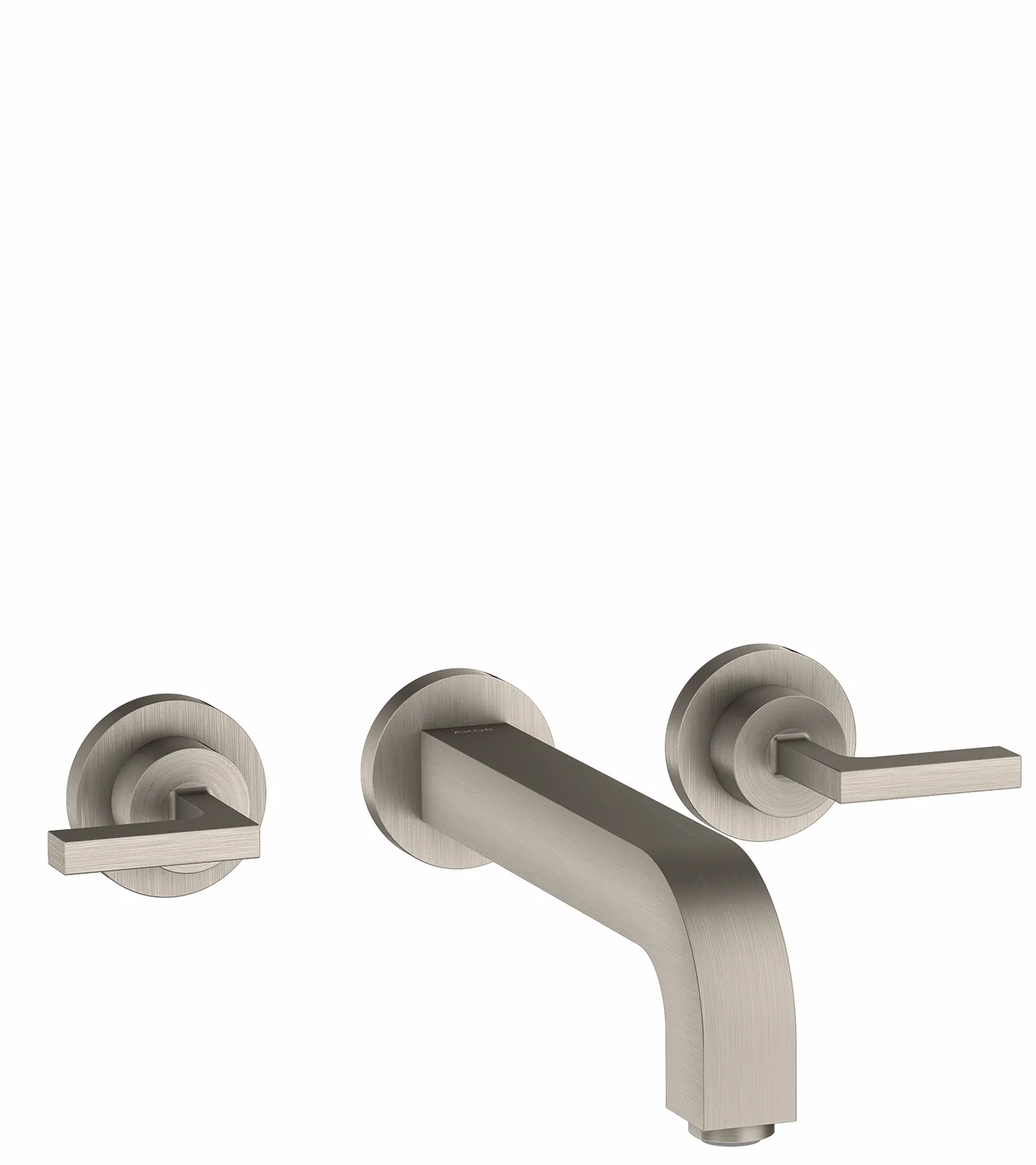 Hansgrohe AXOR Citterio 3-Loch Waschtischarmatur Unterputz, Ausladung 222 mm, Hebelgriff, Normalstrahl, max. Durchfluss 5 l/min, DN15