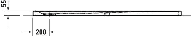 Duravit rechteck Duschwanne „Tempano“ 180 × 90 cm