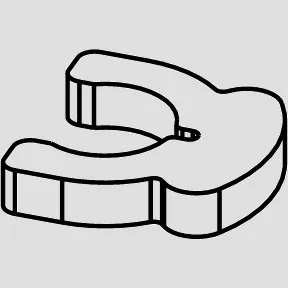 SANIT Klammer UP-Spülkasten Ablaufarmatur kleine Revisionsöffnung SANIT Klammer UP-Spülkasten Ablaufarmatur kleine Revisionsöffnung